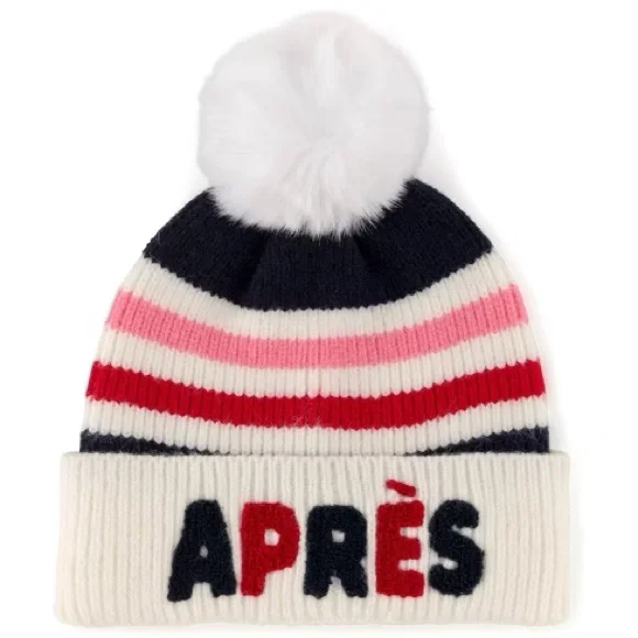 Shiraleah Colorado "Apres" Beanie, Ivory Pom Pom Beanie NEW! - Picture 2 of 7